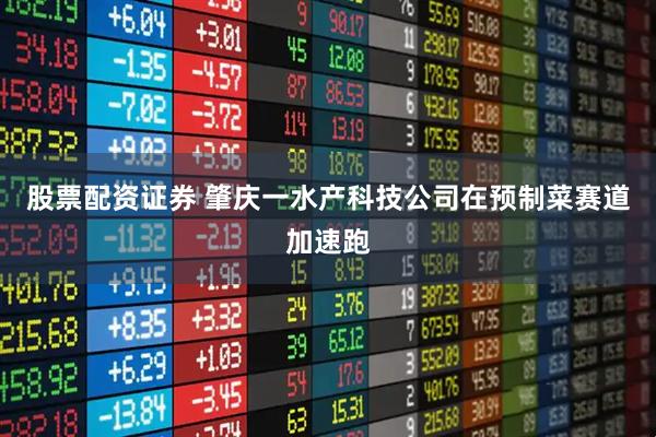 股票配资证券 肇庆一水产科技公司在预制菜赛道加速跑